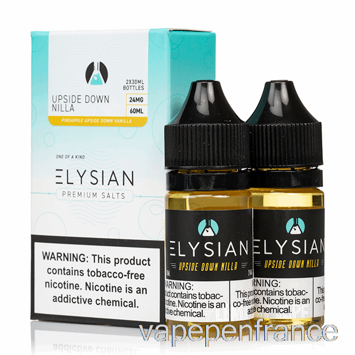 Nilla à L'envers - Sels élyséens - Stylo Vape 60 Ml 48 Mg